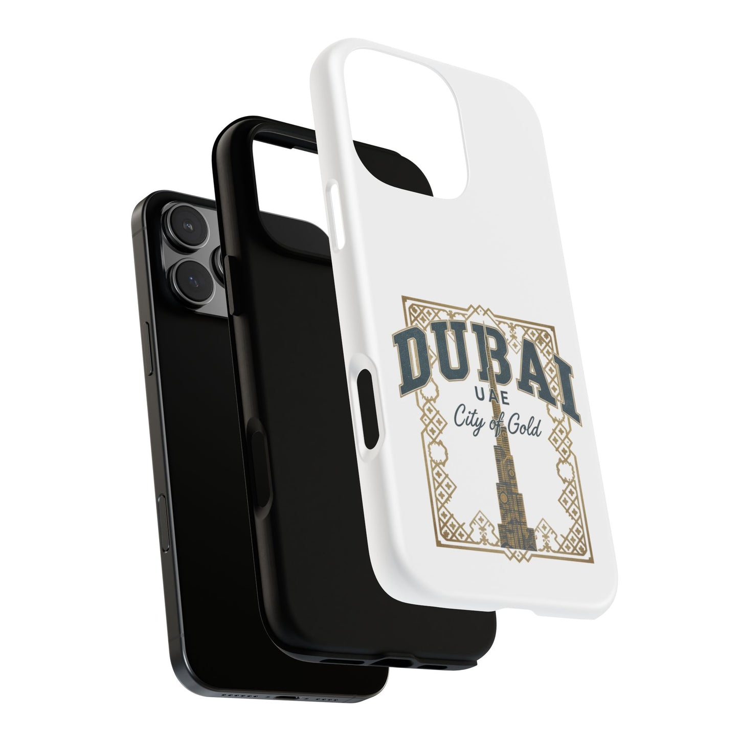 Dubai City of Gold Tough Phone Case — Protective Travel Phone Cover