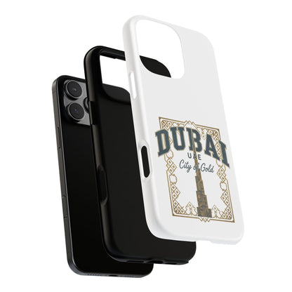 Dubai City of Gold Tough Phone Case — Protective Travel Phone Cover