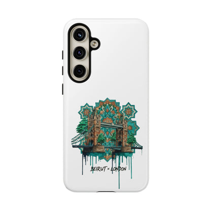 Beirut x London Ornate Phone Case — Turquoise Mosaic Gateway Design