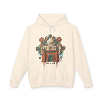 Beirut Souk Floral Hoodie — Lebanon Architectural Art Pullover