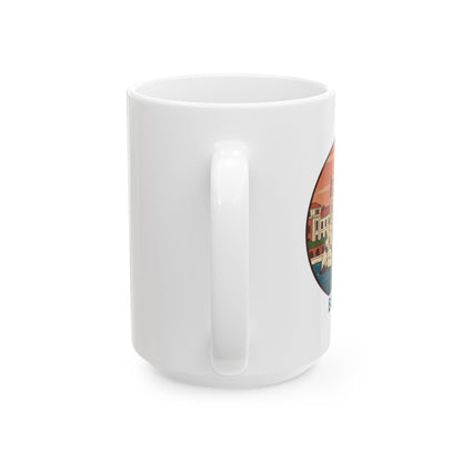 Beirut Scenic Mug — Vintage City Landmark Ceramic Coffee Cup (11oz & 15oz)
