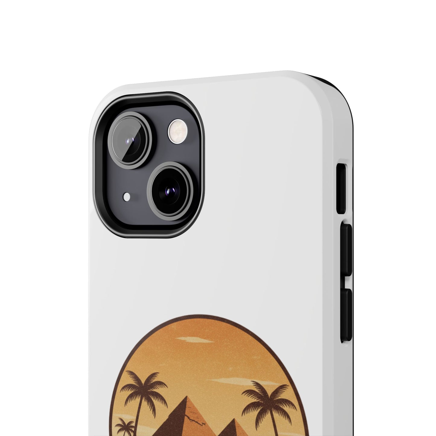 Cairo Pyramids Tough Phone Case — Vintage Egypt Travel iPhone/Android Protective Cover