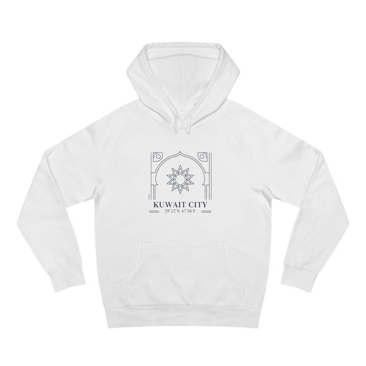 Kuwait City Architectural Hoodie — Minimalist Middle East Travel Sweatshirt