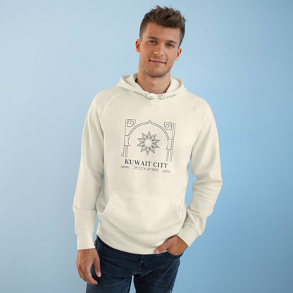 Kuwait City Architectural Hoodie — Minimalist Middle East Travel Sweatshirt