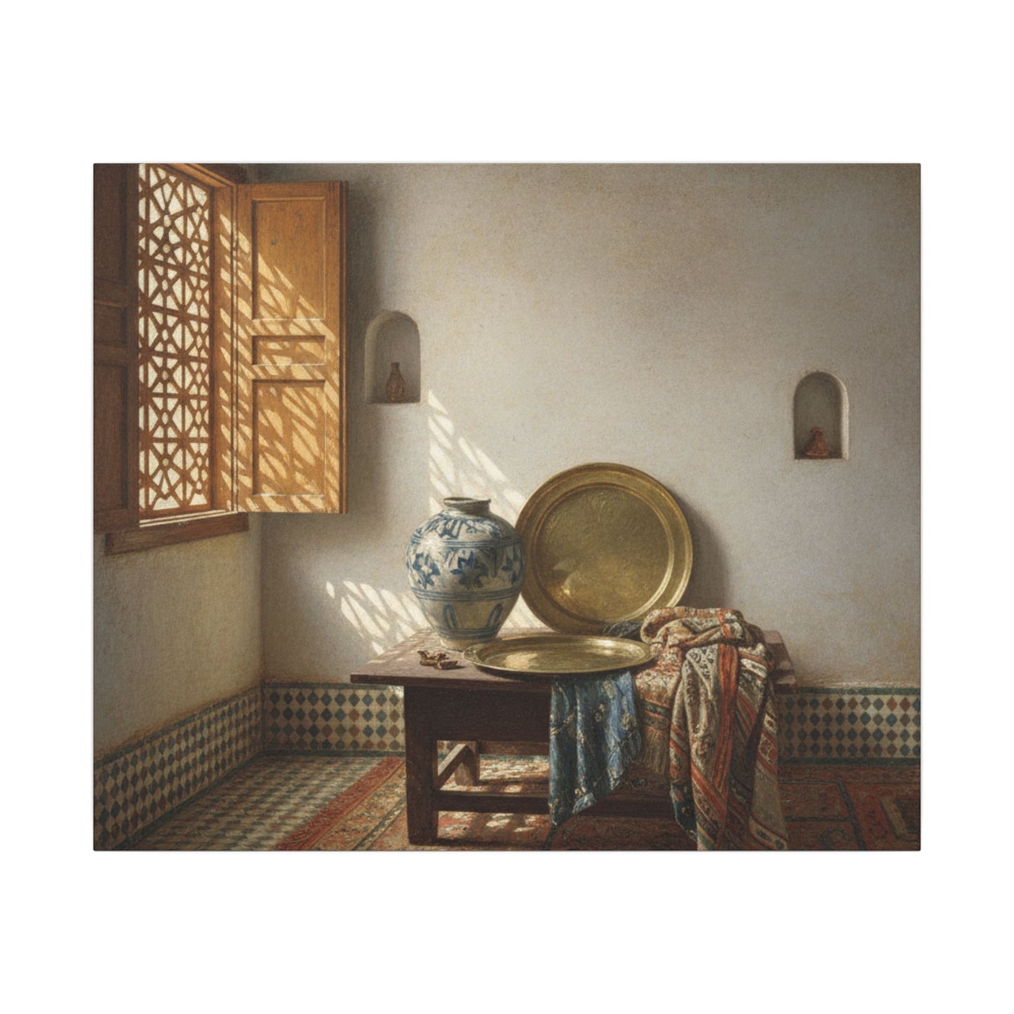 Mediterranean Still Life Canvas