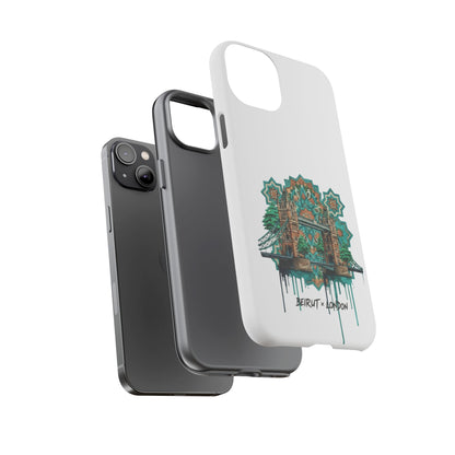 Beirut x London Ornate Phone Case — Turquoise Mosaic Gateway Design