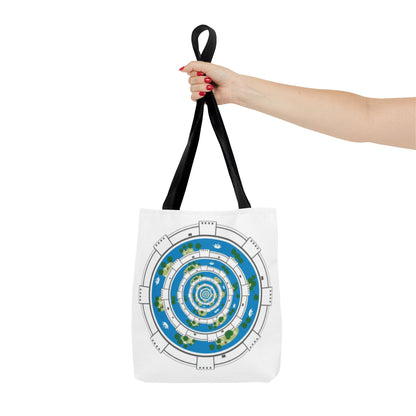 Spiral Island Tote Bag – Nautical Mandala All-Over Print Tote