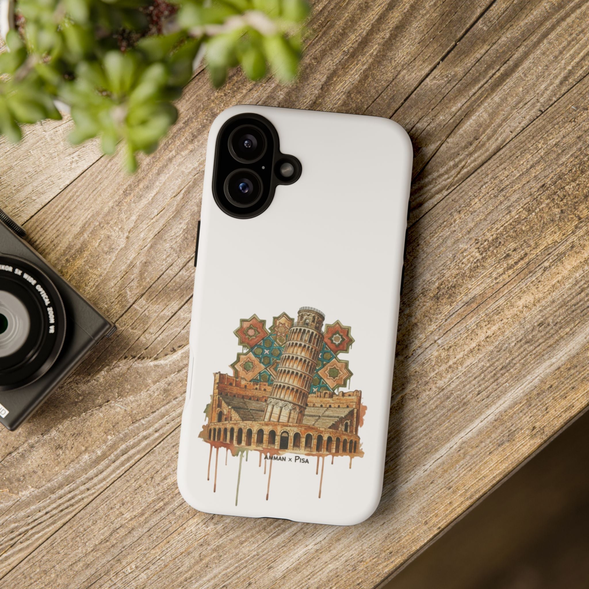 Leaning Tower Tough Phone Case — Vintage Pisa Travel Design