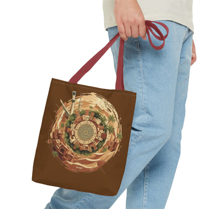 Desert Oasis Circular Art Tote