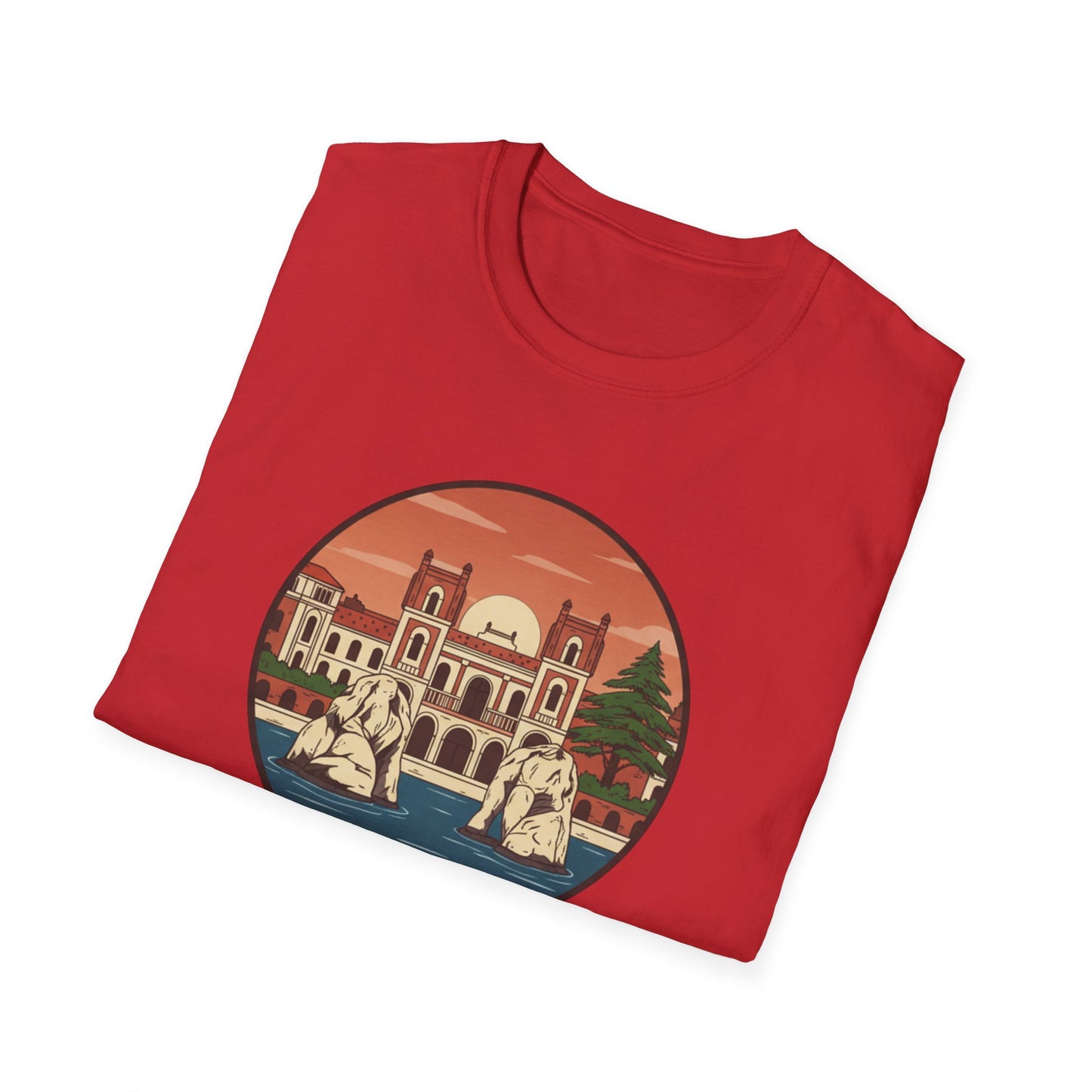 Beirut Vintage Landmark T-Shirt — Retro Cityscape Tee