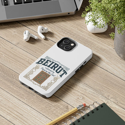 Beirut Lebanon Tough Phone Case — 'Pearl of the East' Vintage Door Design