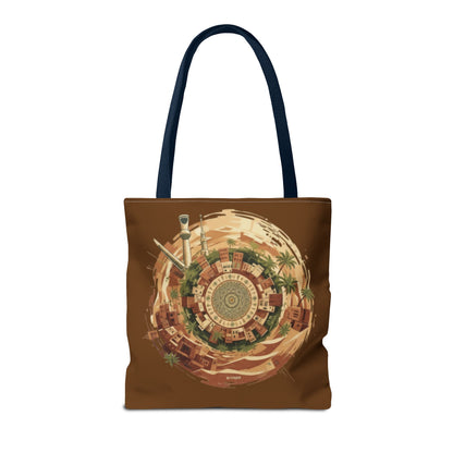 Desert Oasis Circular Art Tote