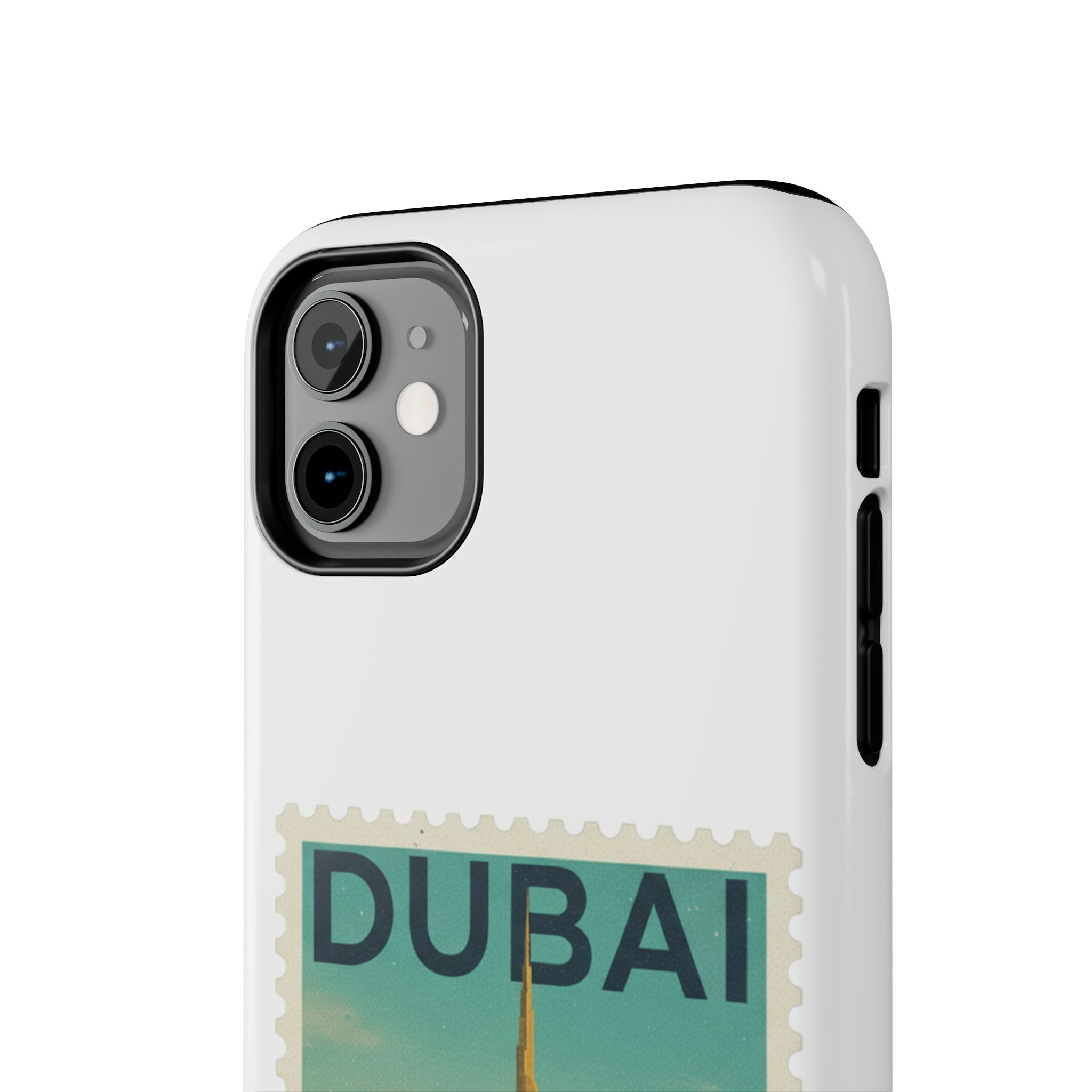 Dubai Postage Stamp Phone Case — Travel-Inspired Tough iPhone Case