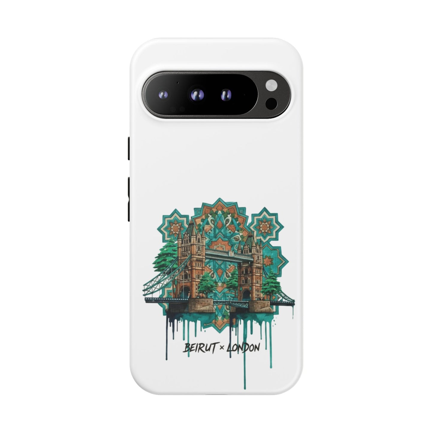 Beirut x London Ornate Phone Case — Turquoise Mosaic Gateway Design