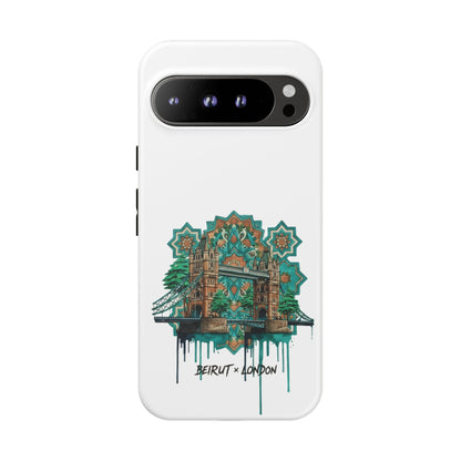 Beirut x London Ornate Phone Case — Turquoise Mosaic Gateway Design