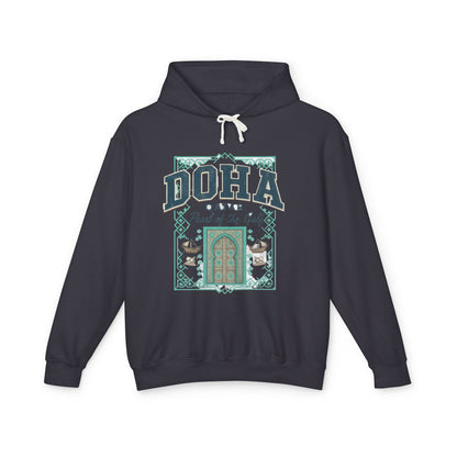 Doha Souvenir Hoodie — Qatar Pearl of the Gulf Travel Sweatshirt