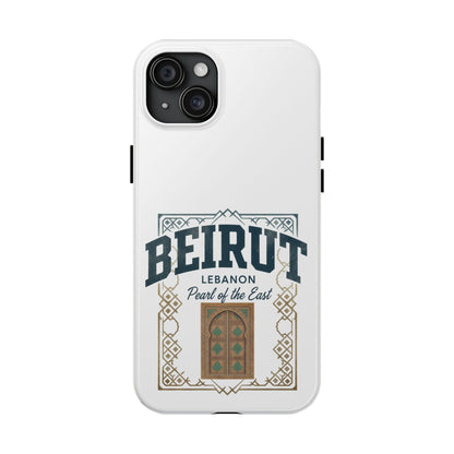Beirut Lebanon Tough Phone Case — 'Pearl of the East' Vintage Door Design