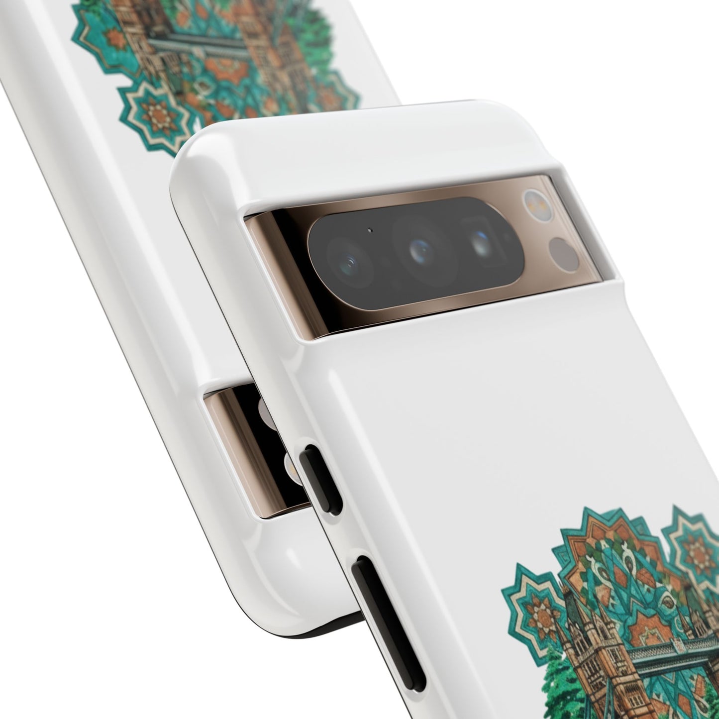 Beirut x London Ornate Phone Case — Turquoise Mosaic Gateway Design