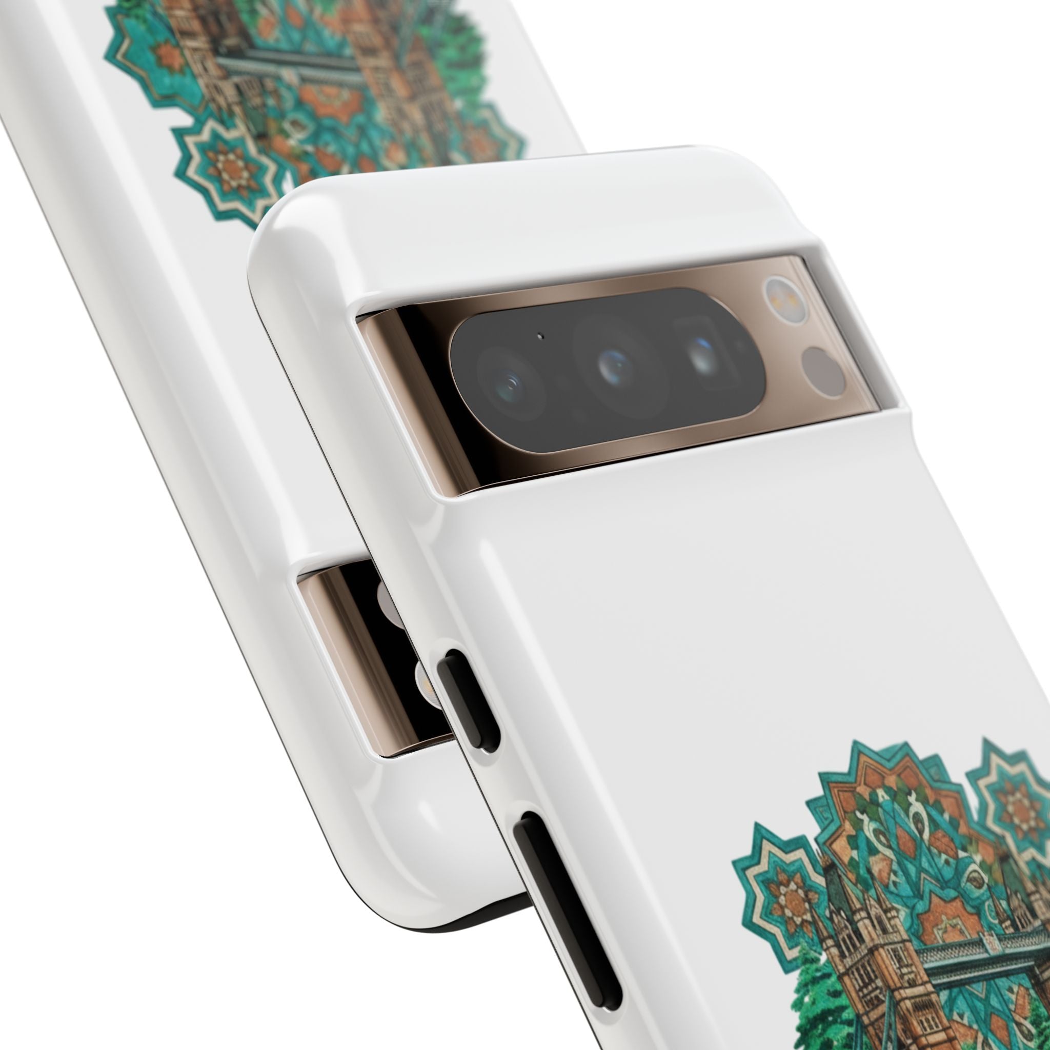 Beirut x London Ornate Phone Case — Turquoise Mosaic Gateway Design