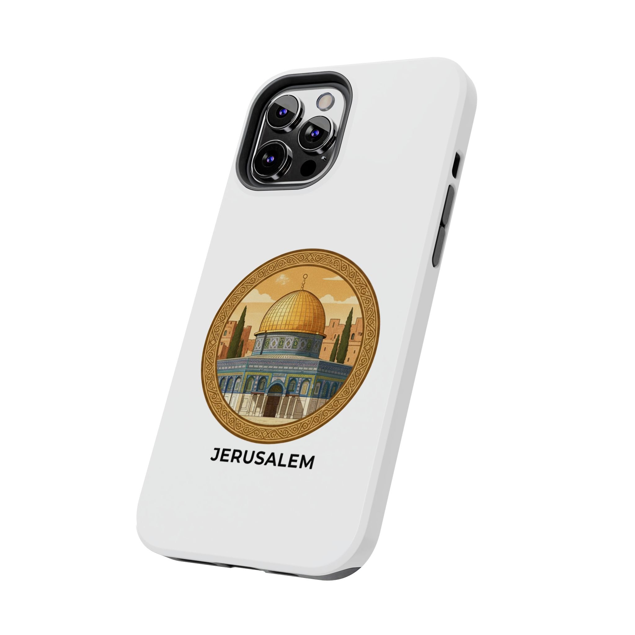 Jerusalem Dome Tough Phone Case — Golden Dome of the Rock Illustration