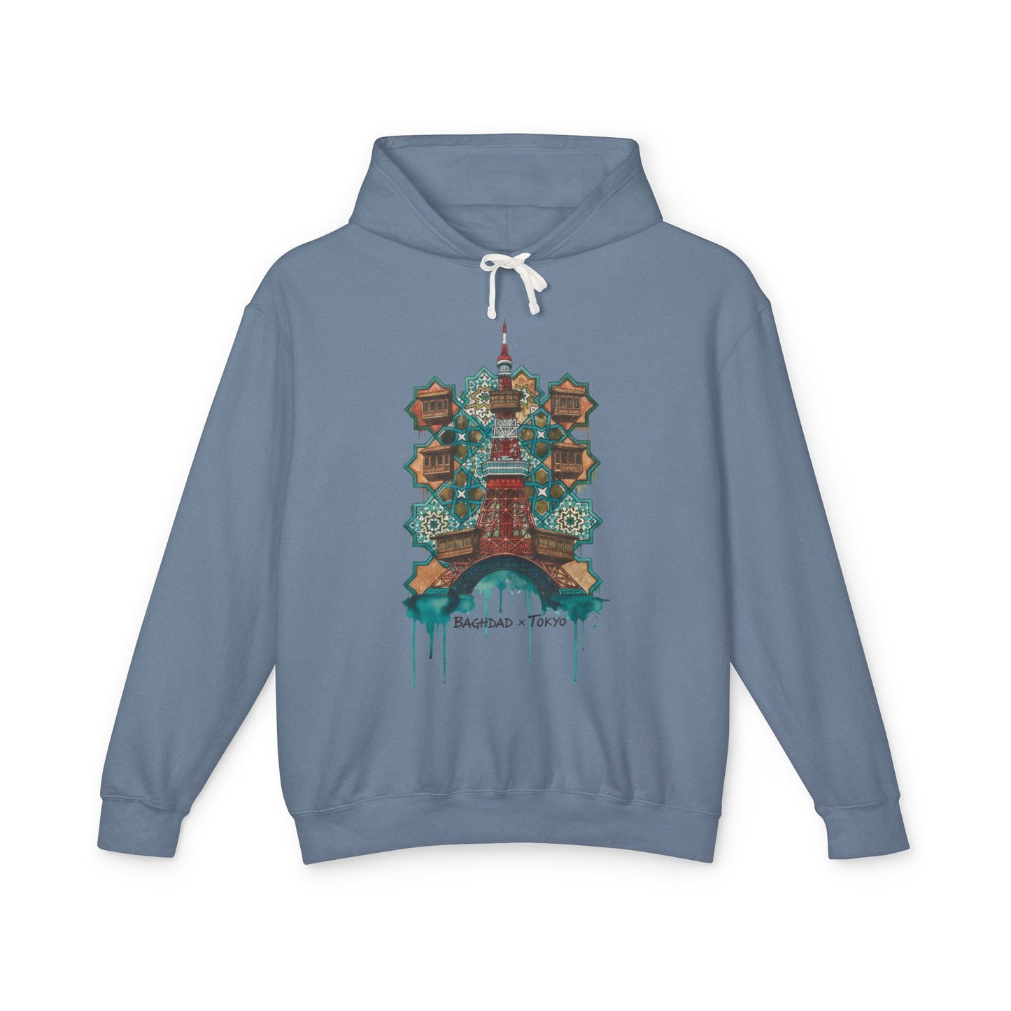 Vintage Amsterdam Canal Tower Hoodie — "Haarlem - Holland" Graphic Pullover