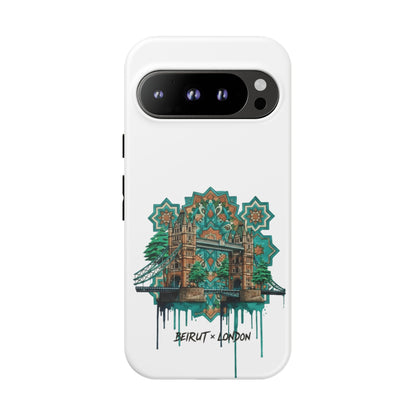 Beirut x London Ornate Phone Case — Turquoise Mosaic Gateway Design