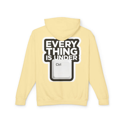 Everything Is Under Ctrl Hoodie — Funny Tech Keyboard Graphic Lightweight Hoodie