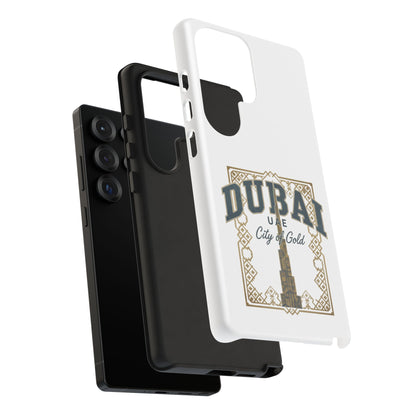 Dubai City of Gold Tough Phone Case — Protective Travel Phone Cover