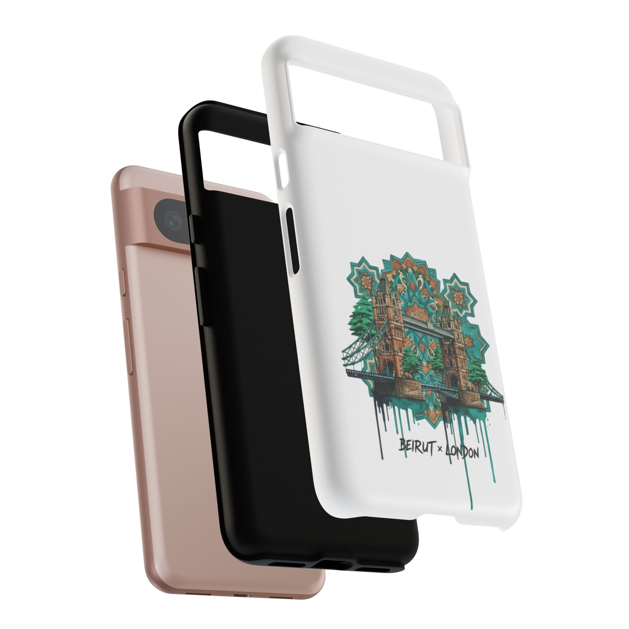 Beirut x London Ornate Phone Case — Turquoise Mosaic Gateway Design