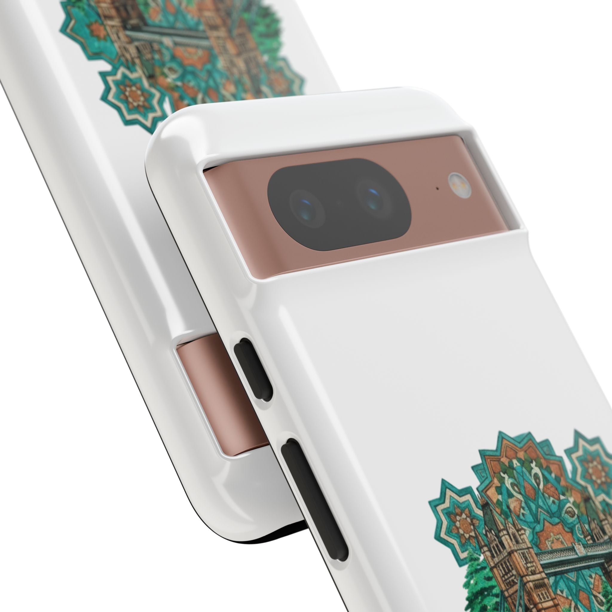 Beirut x London Ornate Phone Case — Turquoise Mosaic Gateway Design