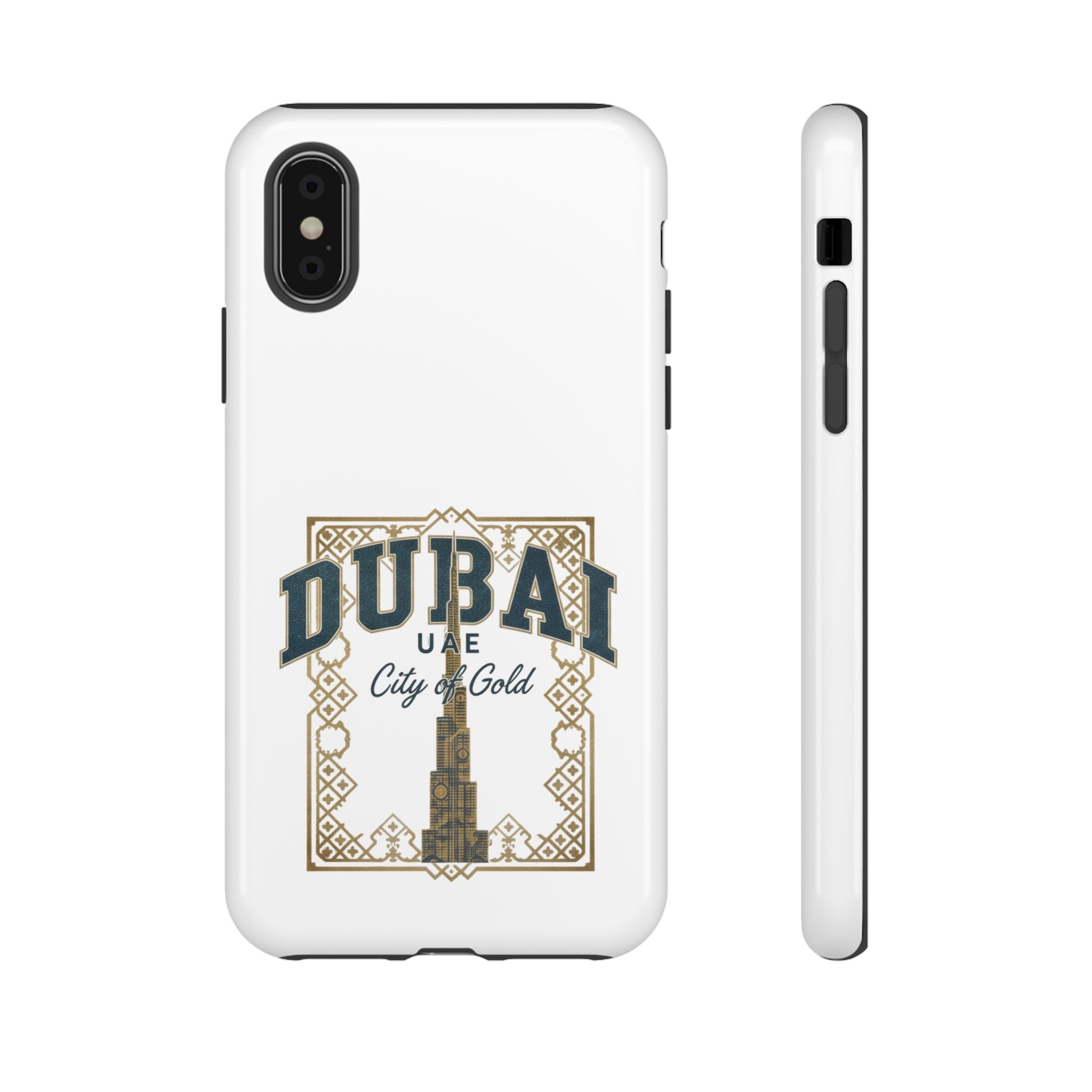 Dubai City of Gold Tough Phone Case — Protective Travel Phone Cover