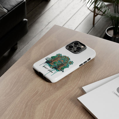 Beirut x London Ornate Phone Case — Turquoise Mosaic Gateway Design