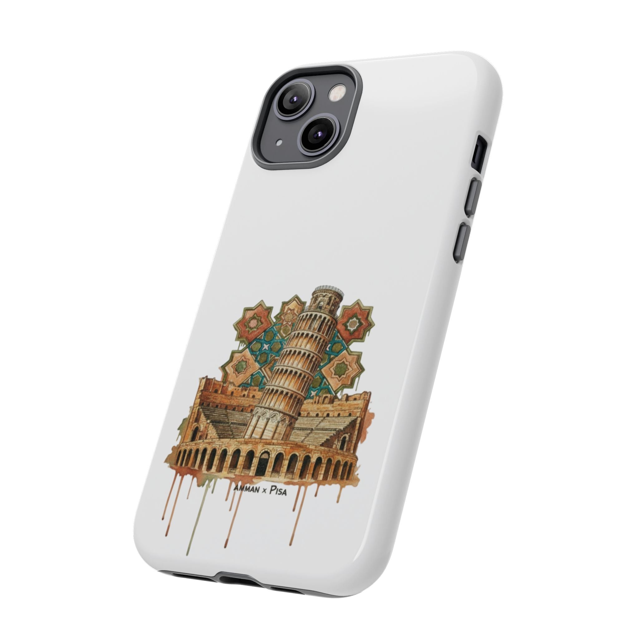 Leaning Tower Tough Phone Case — Vintage Pisa Travel Design