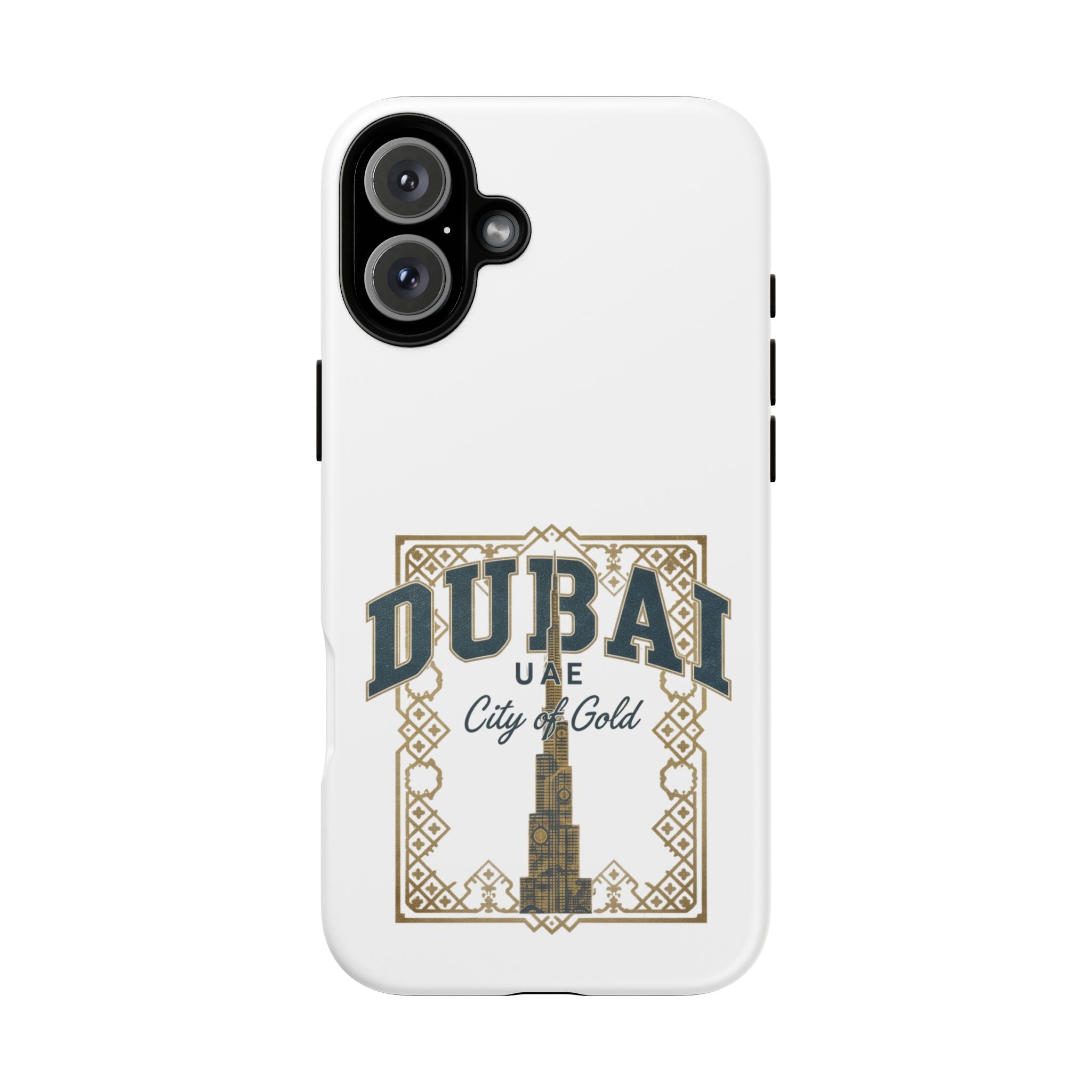Dubai City of Gold Tough Phone Case — Protective Travel Phone Cover