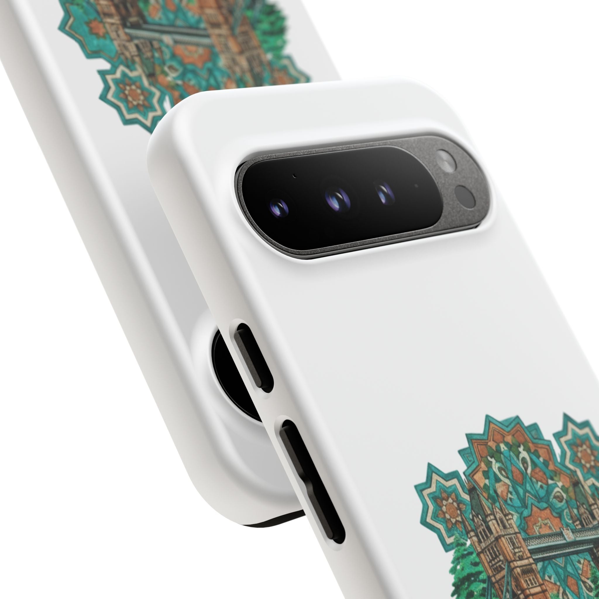 Beirut x London Ornate Phone Case — Turquoise Mosaic Gateway Design