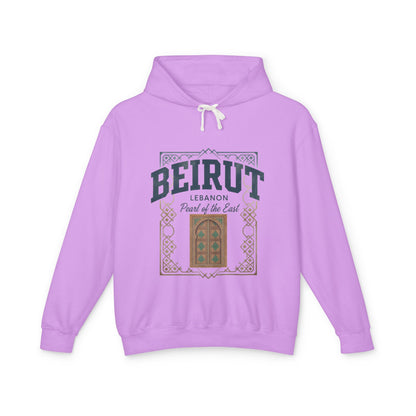 Beirut Vintage Door Hoodie — Lebanon "Pearl of the East" Travel Sweatshirt