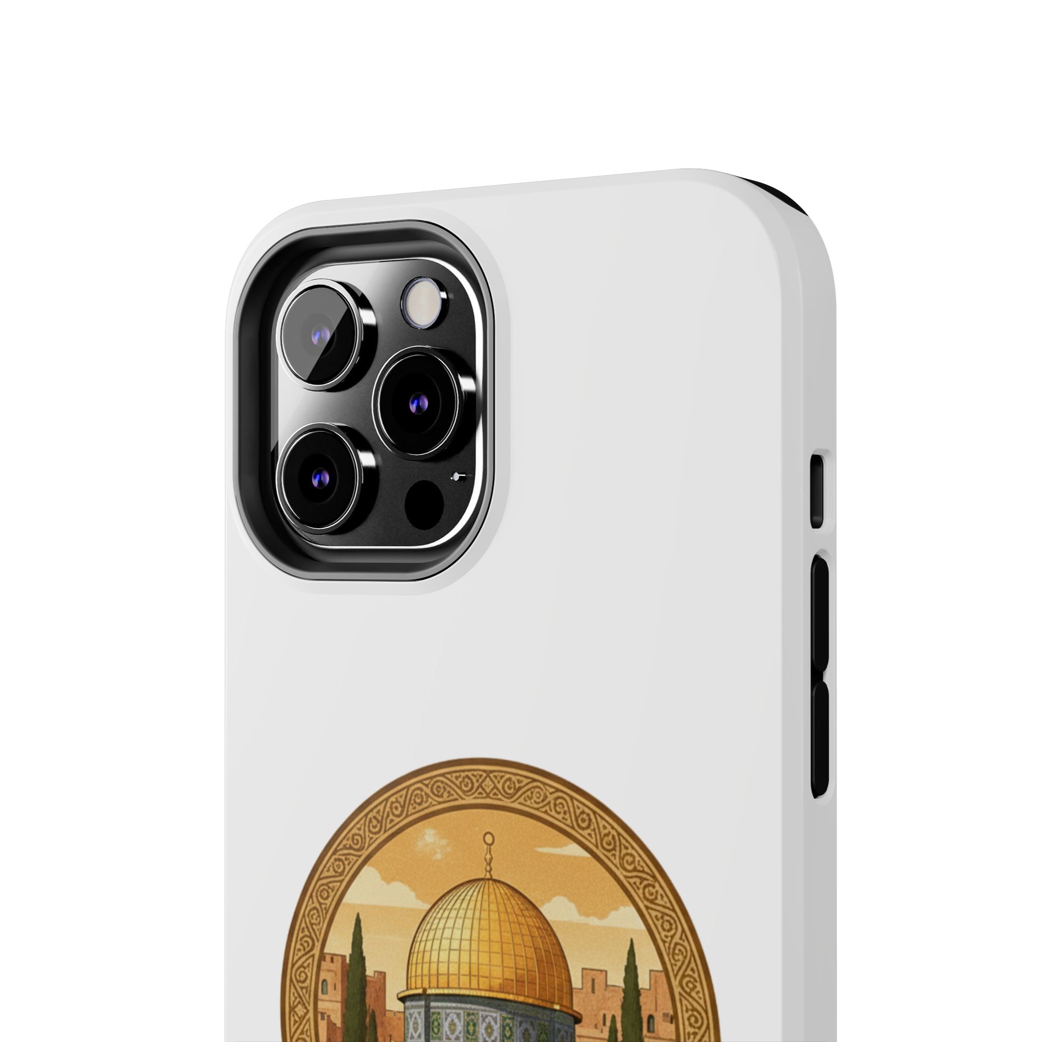 Jerusalem Dome Tough Phone Case — Golden Dome of the Rock Illustration