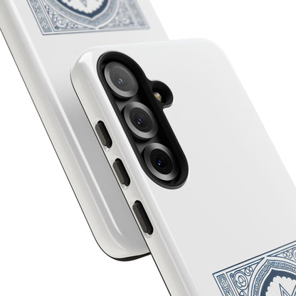 Jeddah Coordinates Phone Case — Blue Islamic Arch Travel Souvenir