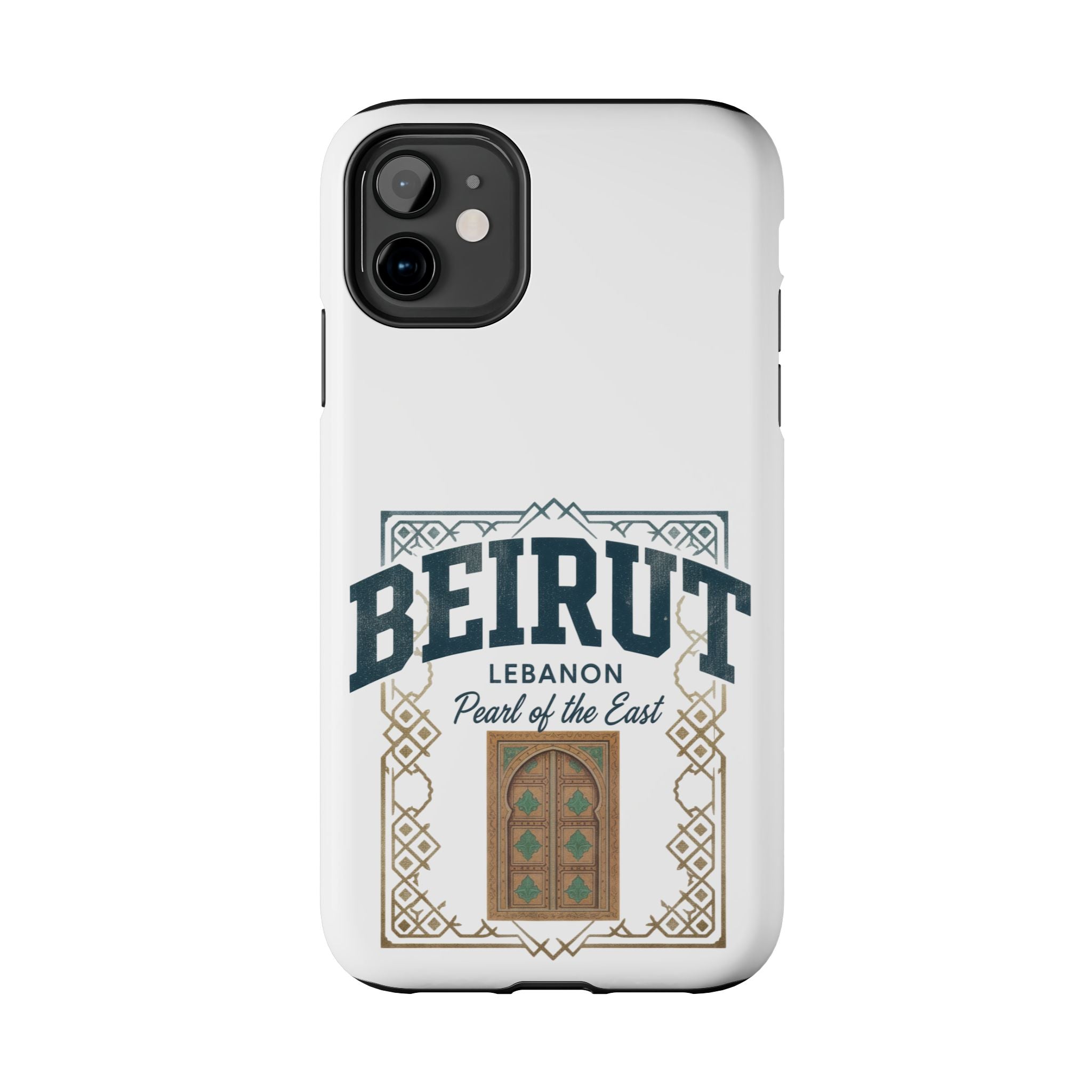 Beirut Lebanon Tough Phone Case — 'Pearl of the East' Vintage Door Design