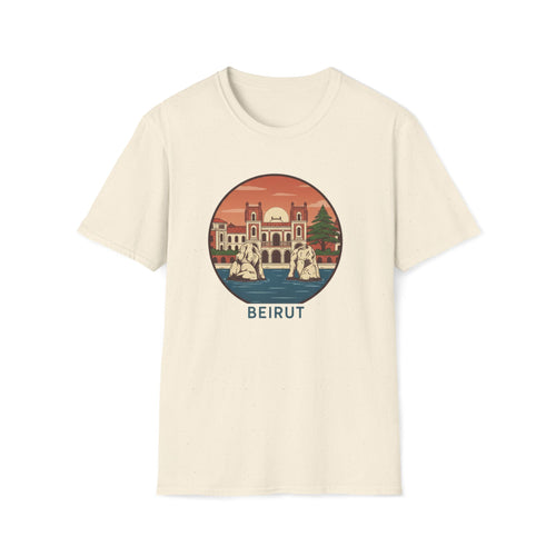 Beirut Vintage Landmark T-Shirt — Retro Cityscape Tee