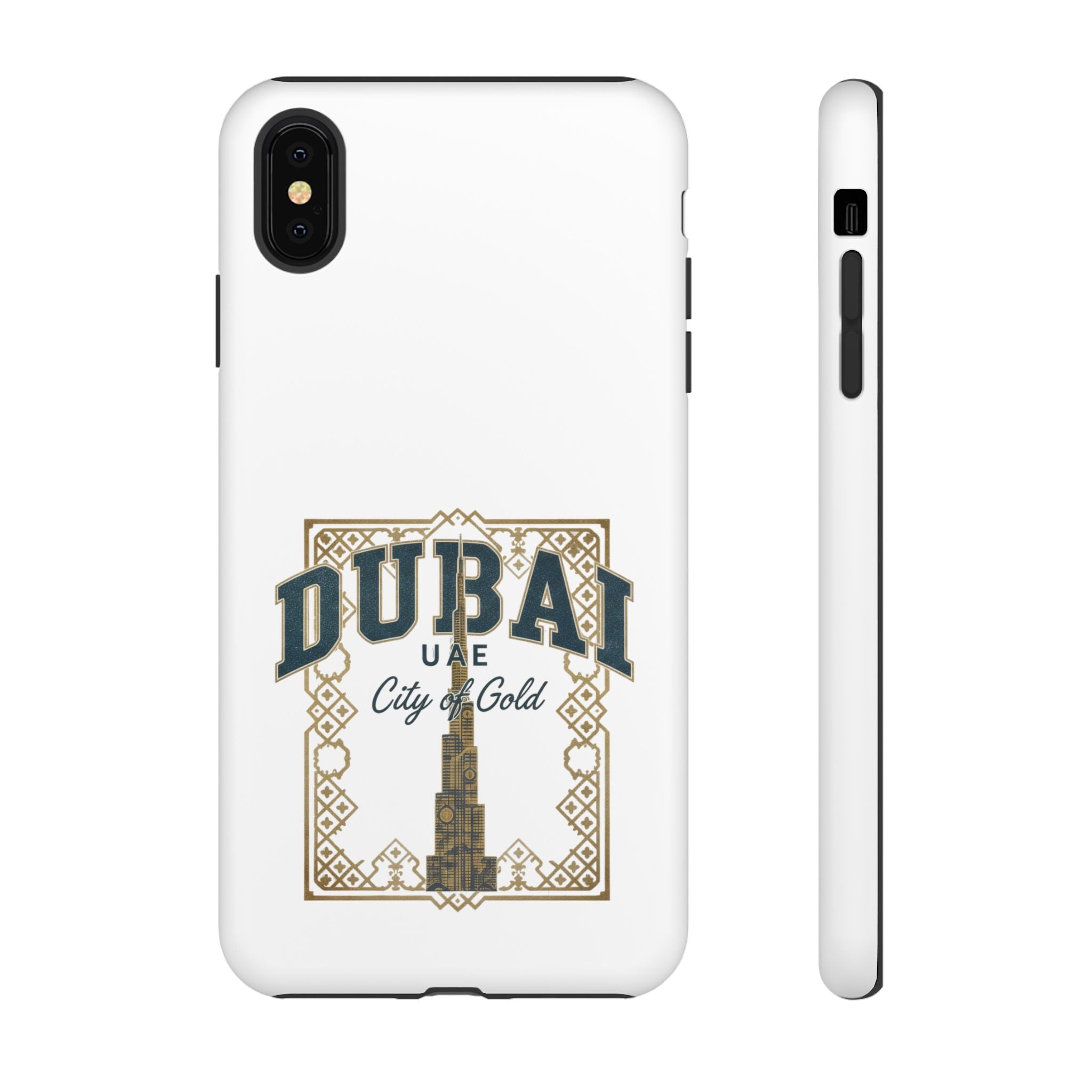 Dubai City of Gold Tough Phone Case — Protective Travel Phone Cover