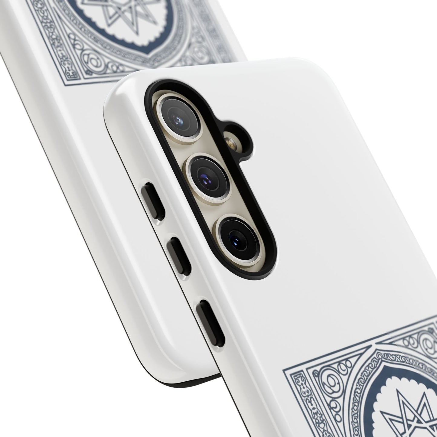 Jeddah Coordinates Phone Case — Arabic Arch Geometric Design