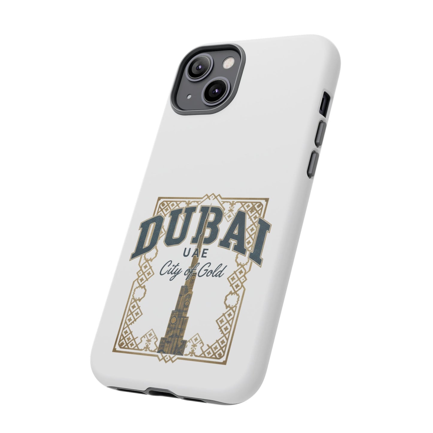 Dubai City of Gold Tough Phone Case — Protective Travel Phone Cover