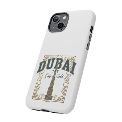 Dubai City of Gold Tough Phone Case — Protective Travel Phone Cover
