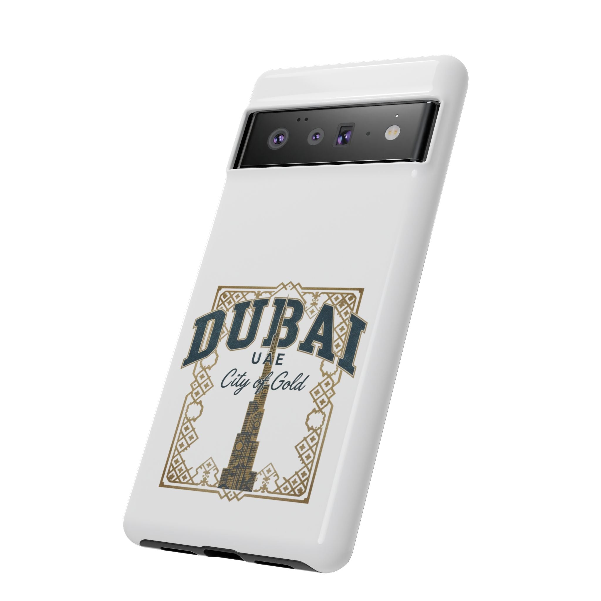 Dubai City of Gold Tough Phone Case — Protective Travel Phone Cover