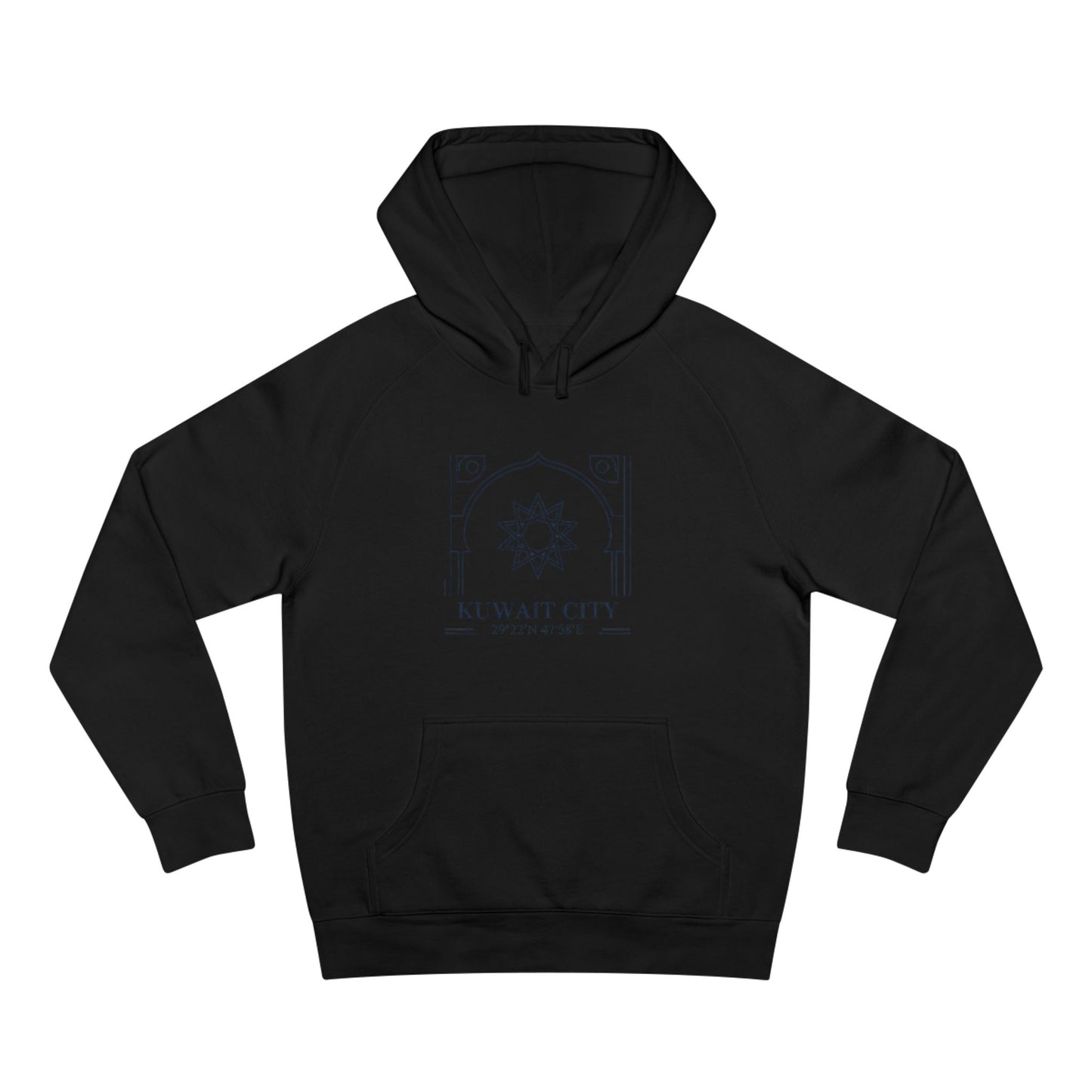 Kuwait City Architectural Hoodie — Minimalist Middle East Travel Sweatshirt