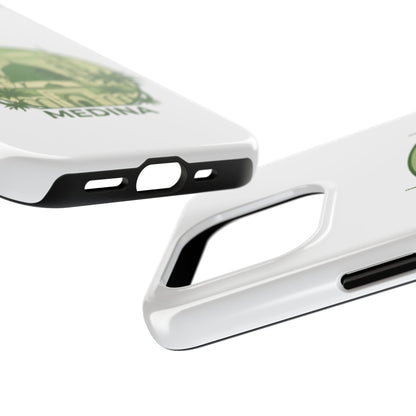 Medina Mosque Tough Phone Case – Islamic Landmark Green Phone Cover