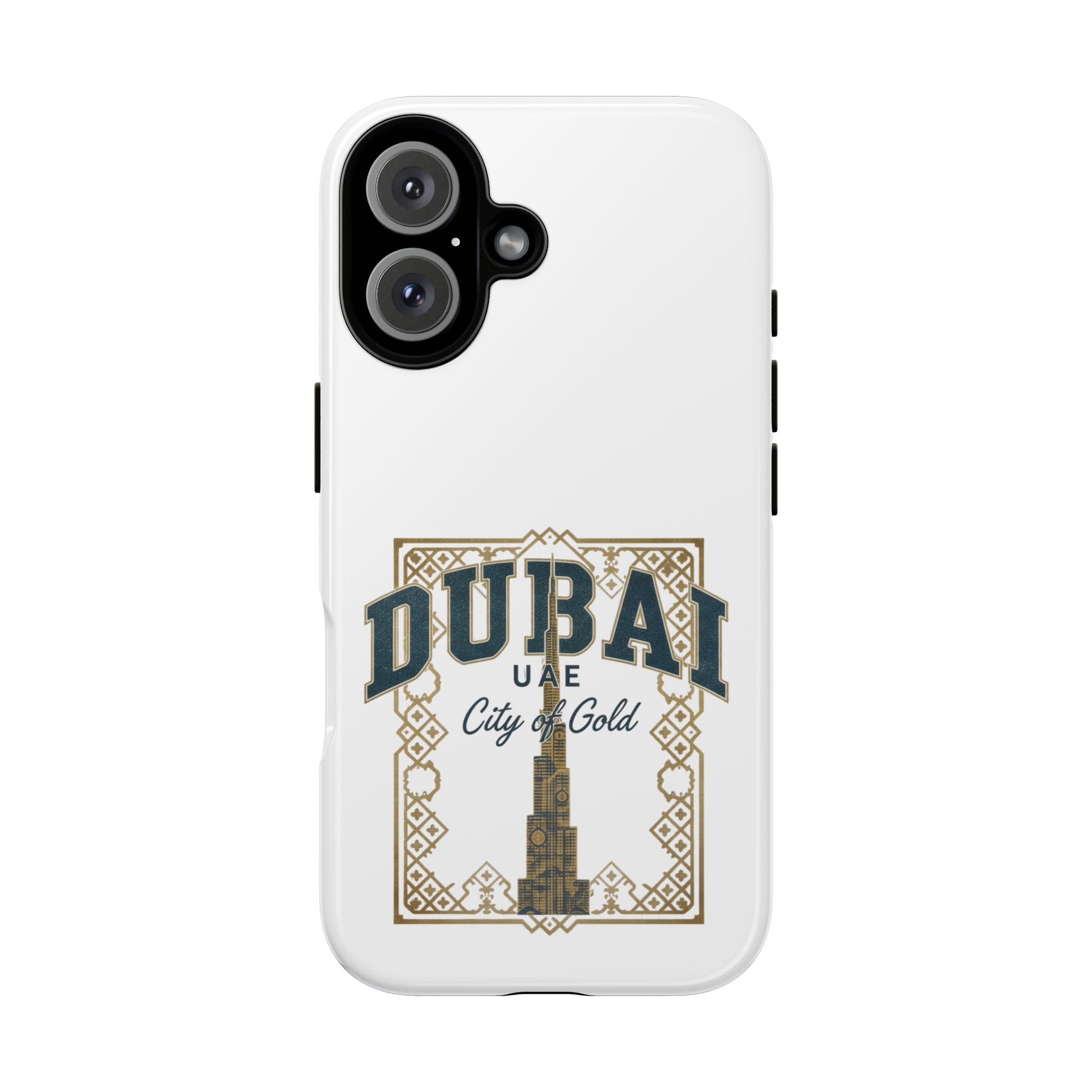 Dubai City of Gold Tough Phone Case — Protective Travel Phone Cover