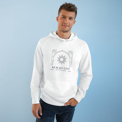 Kuwait City Architectural Hoodie — Minimalist Middle East Travel Sweatshirt
