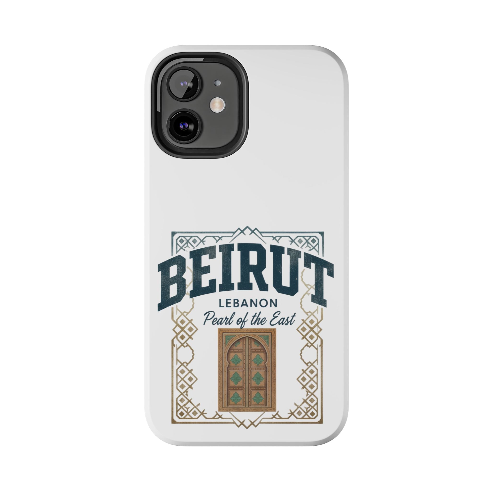 Beirut Lebanon Tough Phone Case — 'Pearl of the East' Vintage Door Design